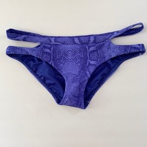 new! Victoria’s Secret | Double Strap Bikini Purple Snake